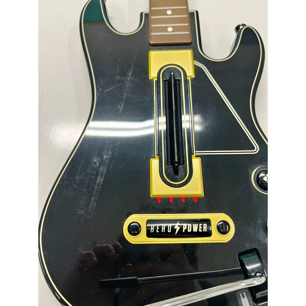 ACTIVISION GUITAR HERO POWER WIRELESS GUITAR XBOX 360 PS3 NO DONGLE W